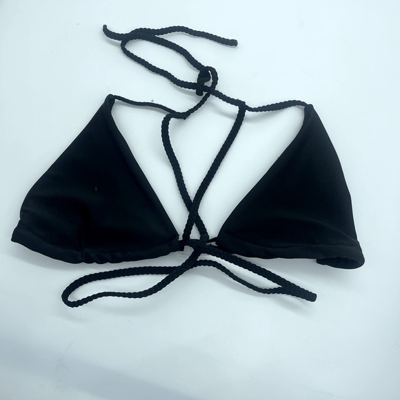 NWT SUNSATION Sexy Black Braided Rope String Bikini Size Small in Black - Picture 8 of 9